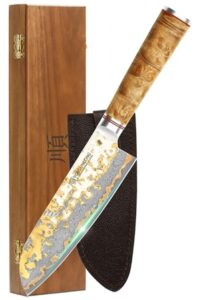 Coltello professionale 178 cm, in rame damasco fatto a mano​